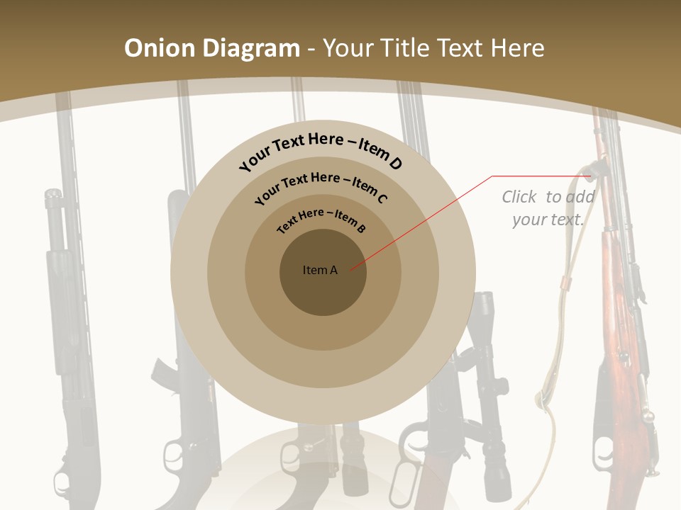 Rifle Weapon PowerPoint Template