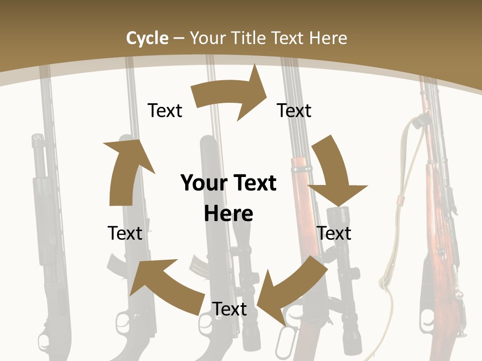 Rifle Weapon PowerPoint Template
