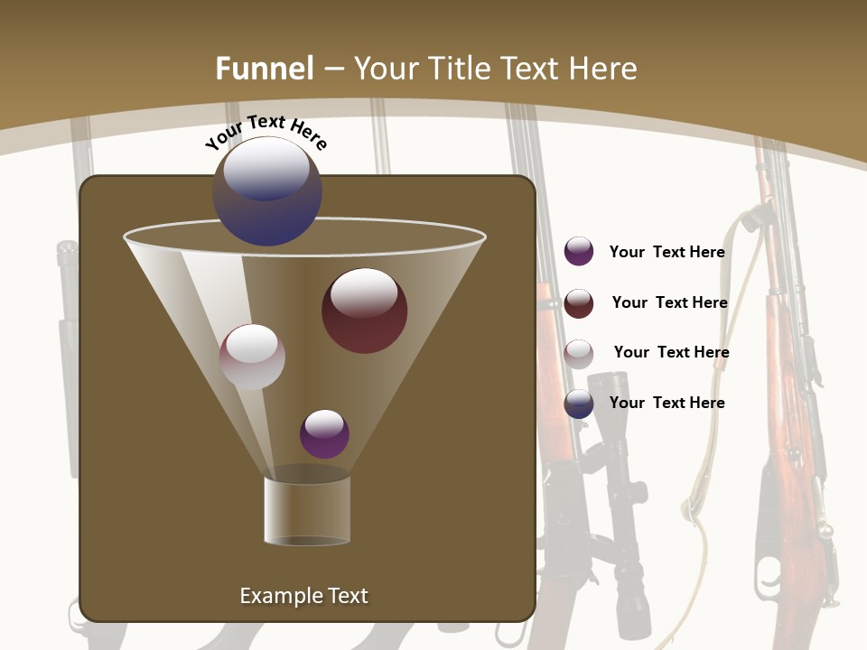 Rifle Weapon PowerPoint Template