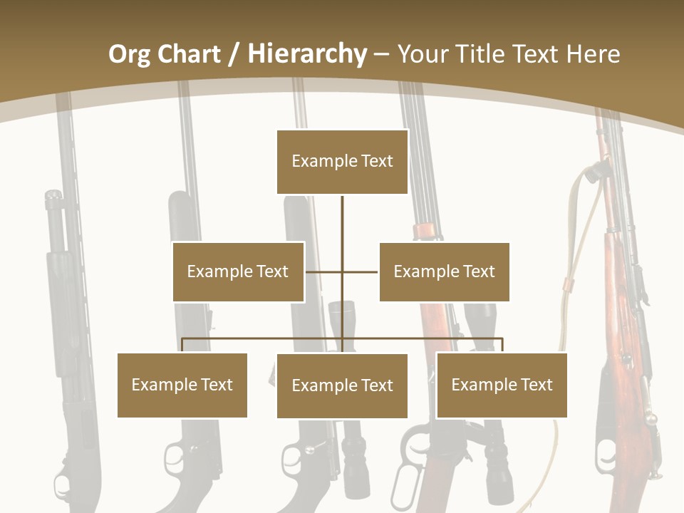 Rifle Weapon PowerPoint Template