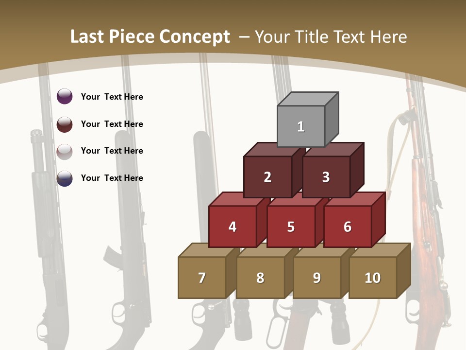 Rifle Weapon PowerPoint Template