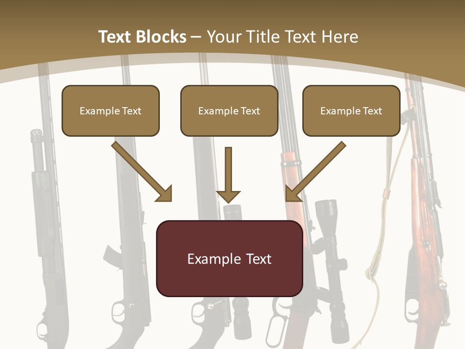 Rifle Weapon PowerPoint Template