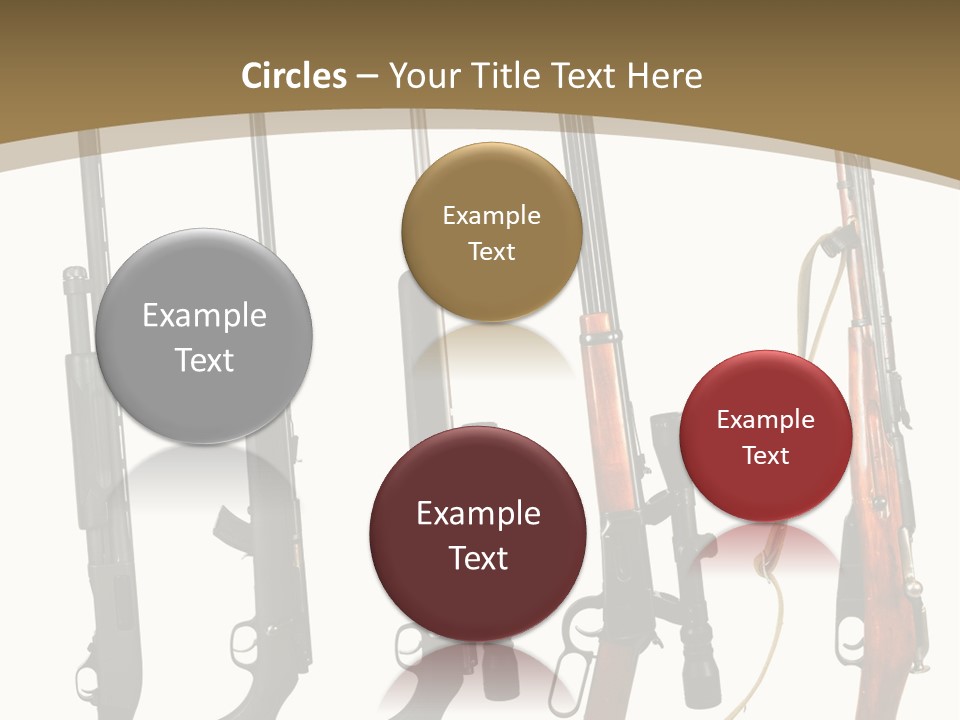 Rifle Weapon PowerPoint Template