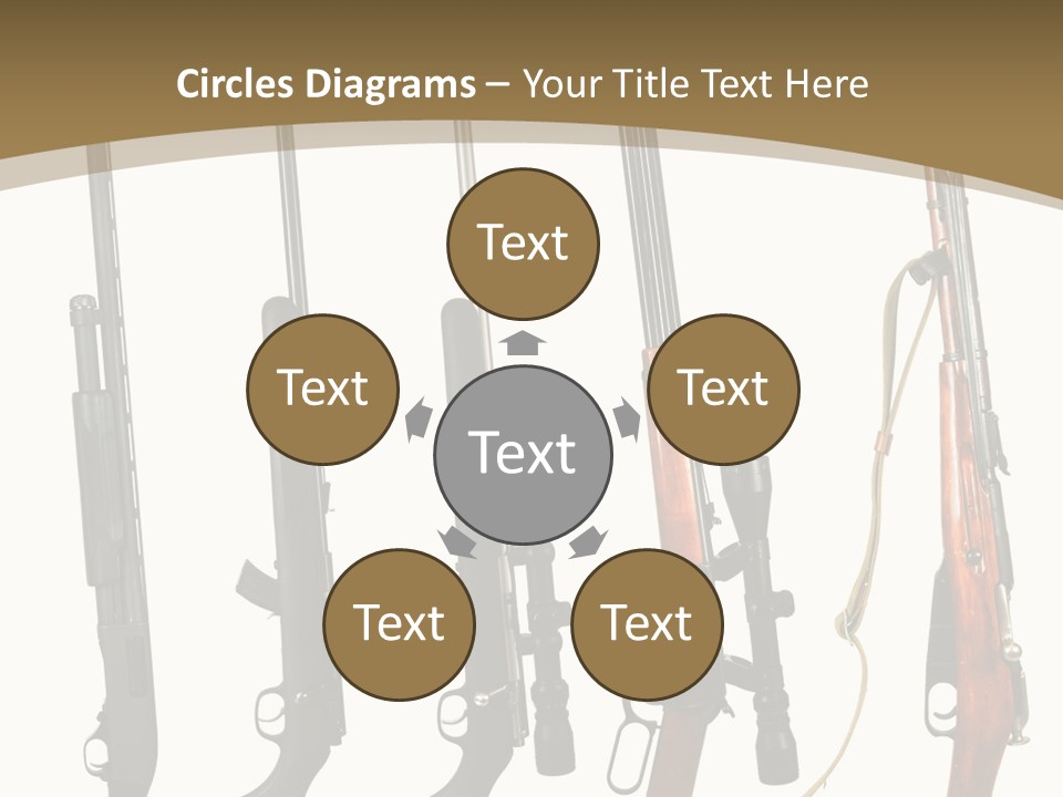 Rifle Weapon PowerPoint Template