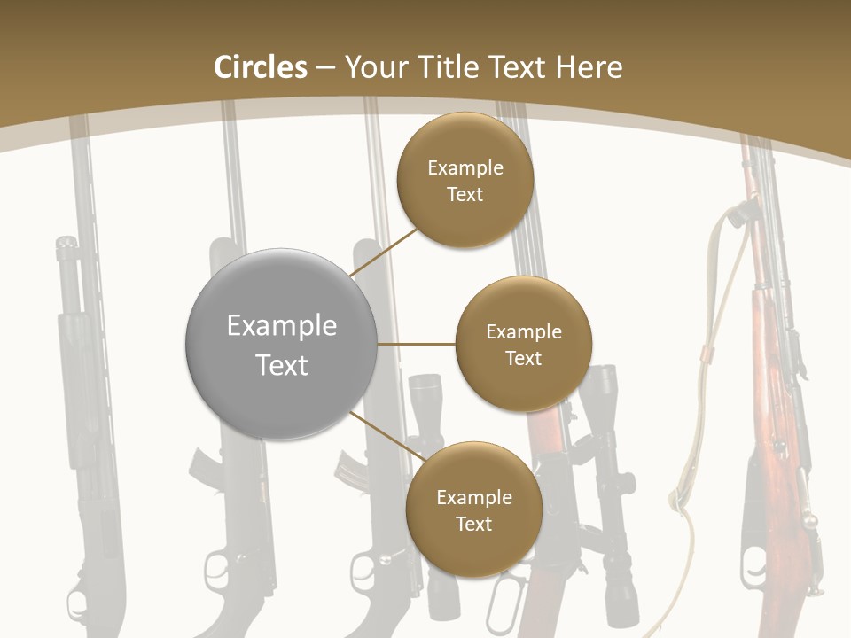Rifle Weapon PowerPoint Template