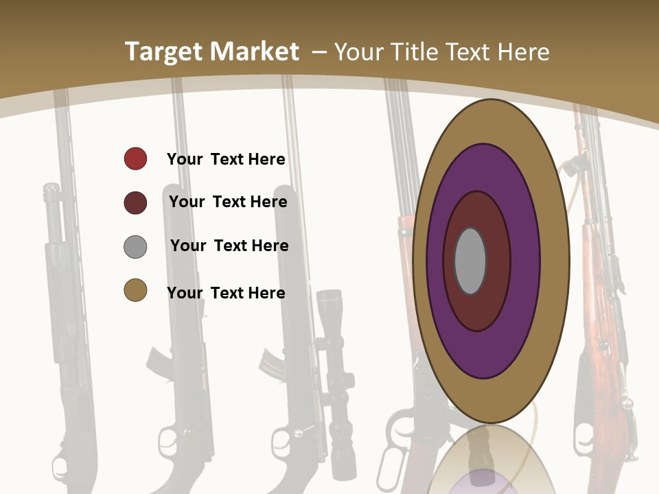 Rifle Weapon PowerPoint Template