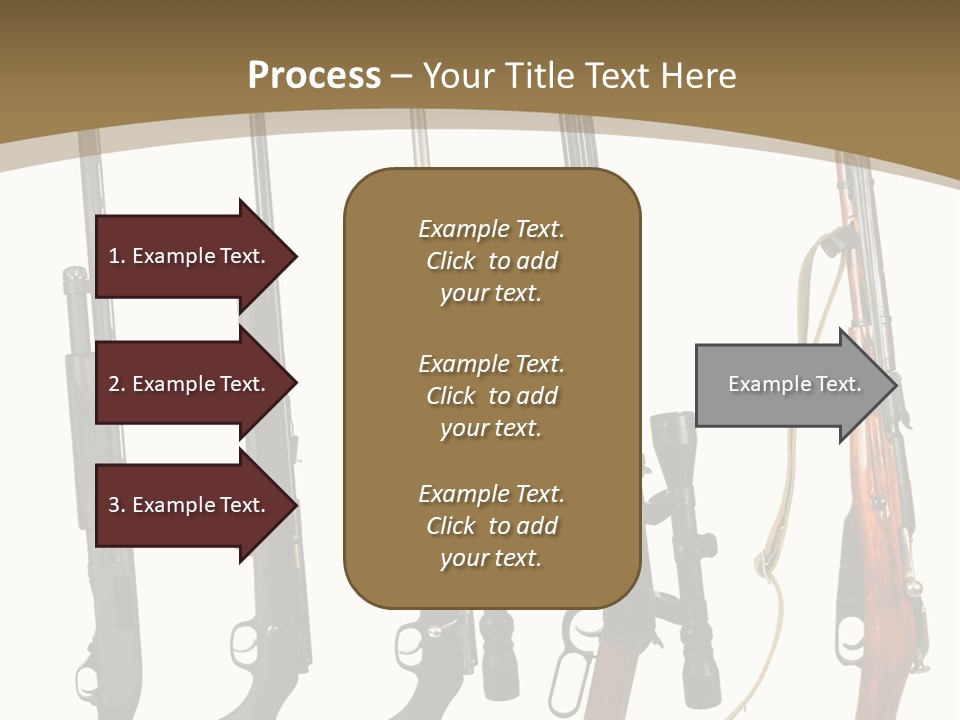 Rifle Weapon PowerPoint Template