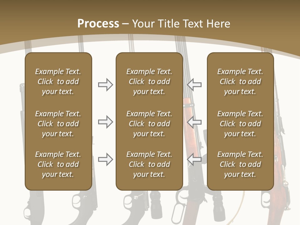 Rifle Weapon PowerPoint Template