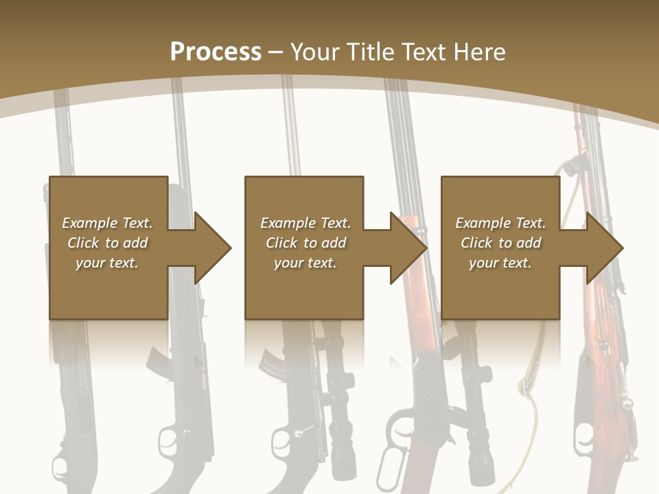 Rifle Weapon PowerPoint Template