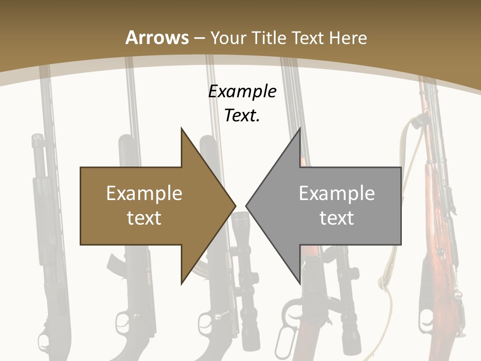 Rifle Weapon PowerPoint Template