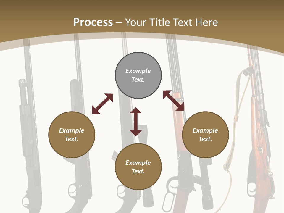 Rifle Weapon PowerPoint Template