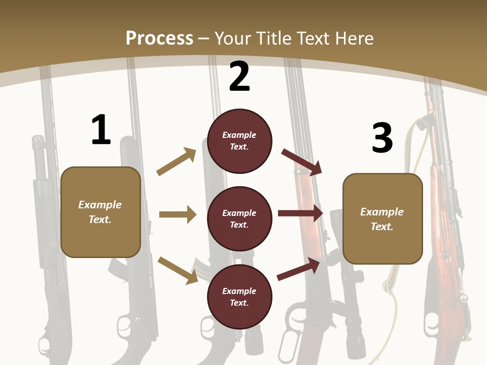 Rifle Weapon PowerPoint Template