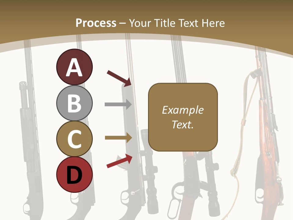 Rifle Weapon PowerPoint Template