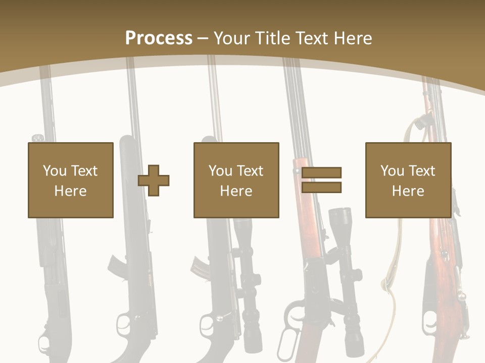 Rifle Weapon PowerPoint Template