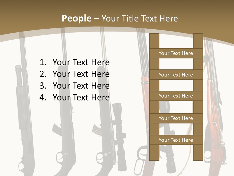 Rifle Weapon PowerPoint Template