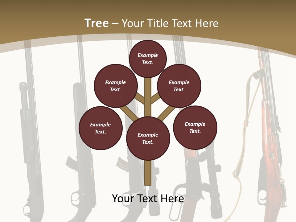 Rifle Weapon PowerPoint Template