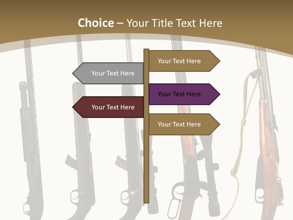 Rifle Weapon PowerPoint Template