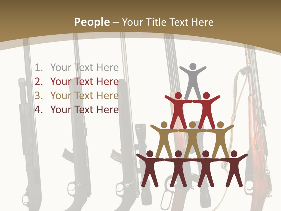 Rifle Weapon PowerPoint Template