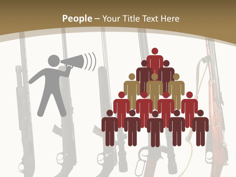 Rifle Weapon PowerPoint Template