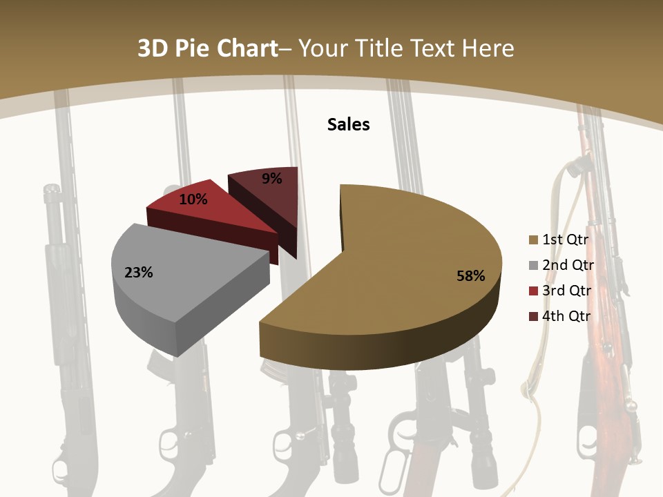 Rifle Weapon PowerPoint Template