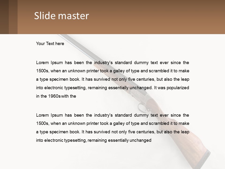 Weapon PowerPoint Template