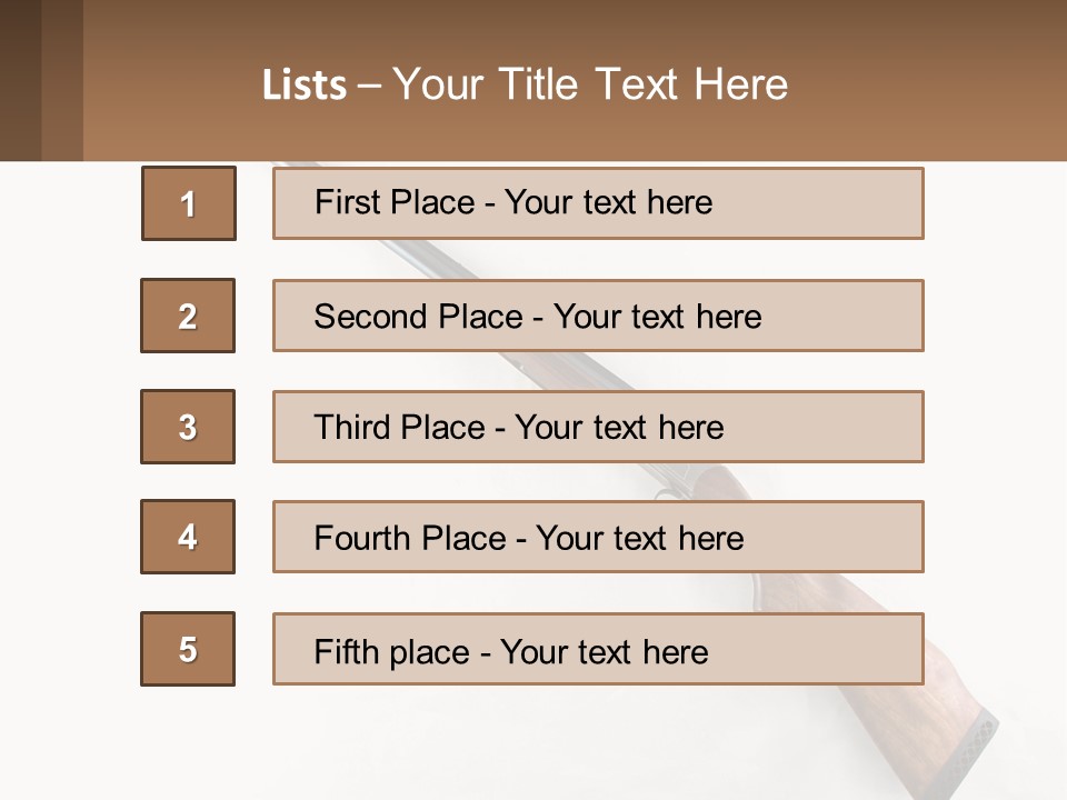 Weapon PowerPoint Template