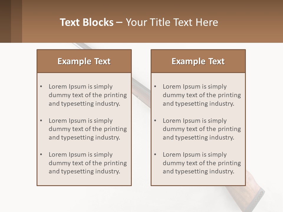 Weapon PowerPoint Template