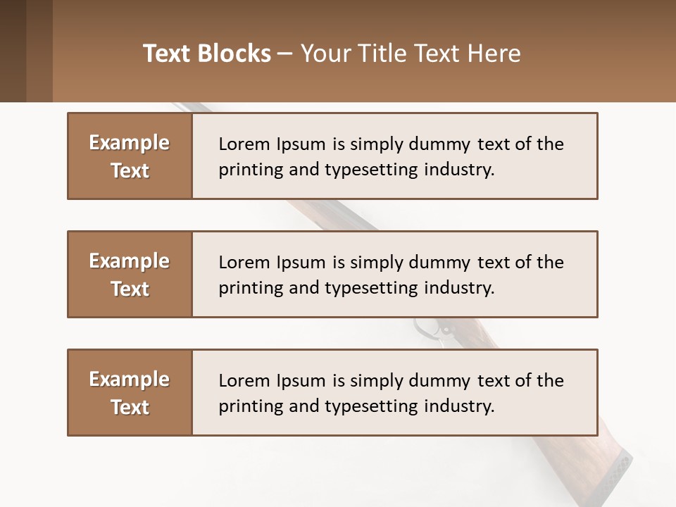 Weapon PowerPoint Template