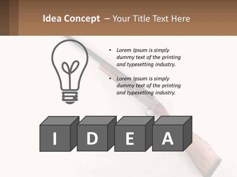 Weapon PowerPoint Template