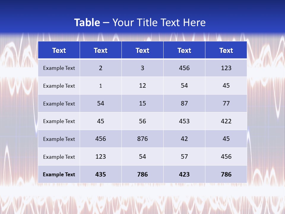Wave Oscilloscope PowerPoint Template