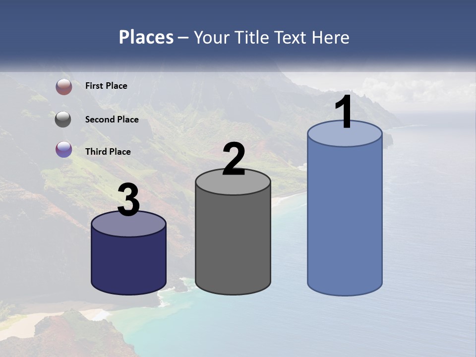 Mountains By The Sea PowerPoint Template