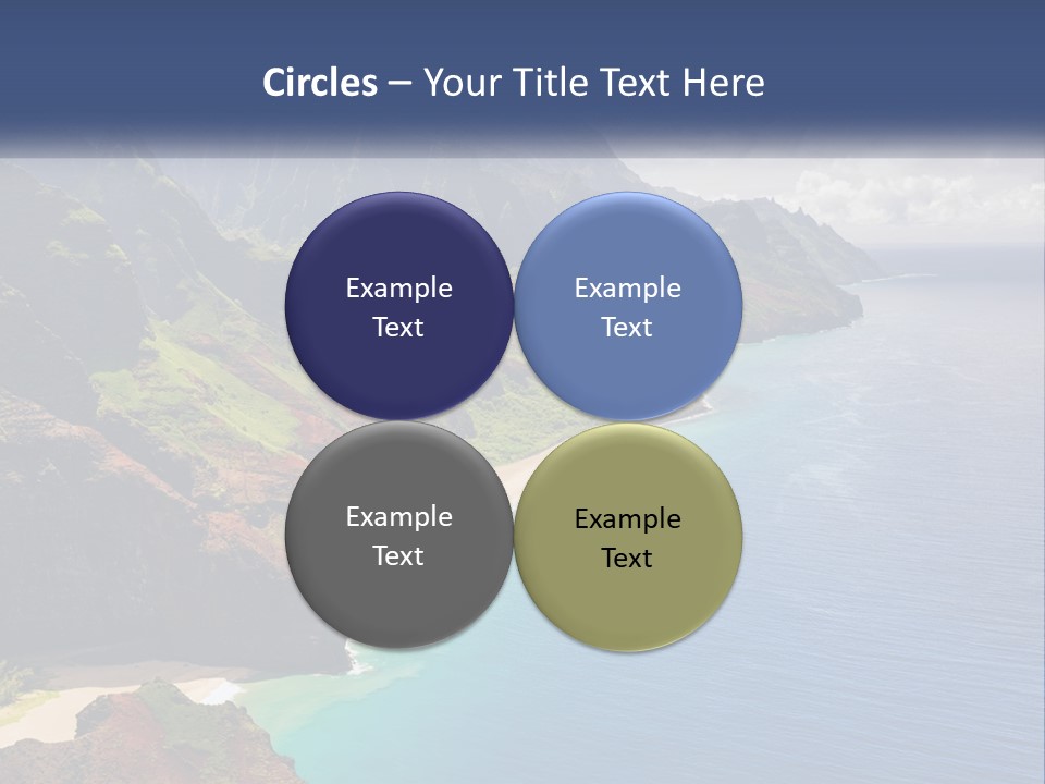 Mountains By The Sea PowerPoint Template