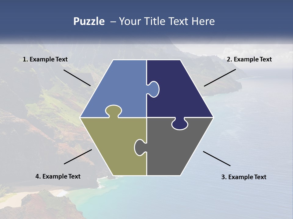 Mountains By The Sea PowerPoint Template