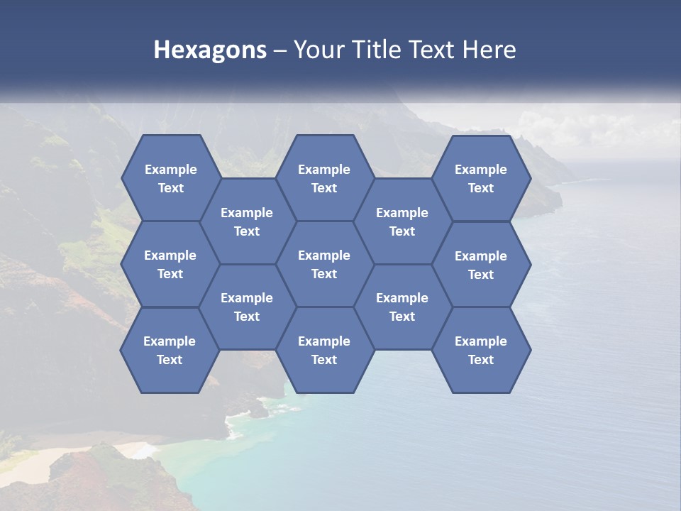 Mountains By The Sea PowerPoint Template