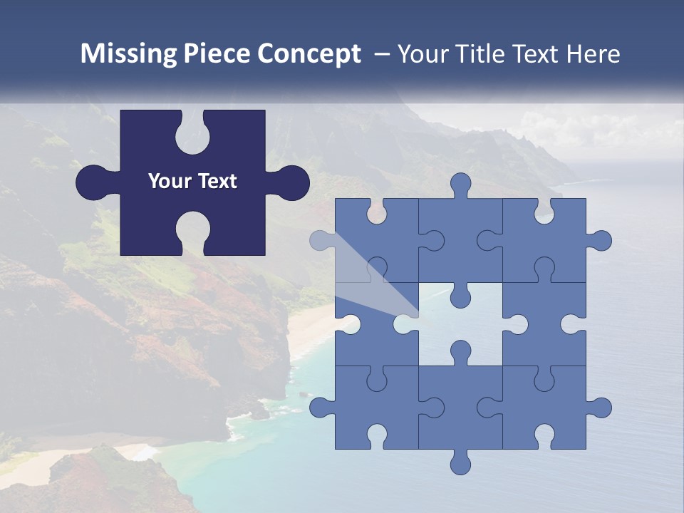 Mountains By The Sea PowerPoint Template