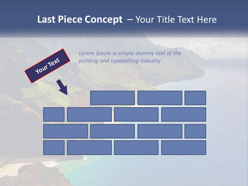 Mountains By The Sea PowerPoint Template