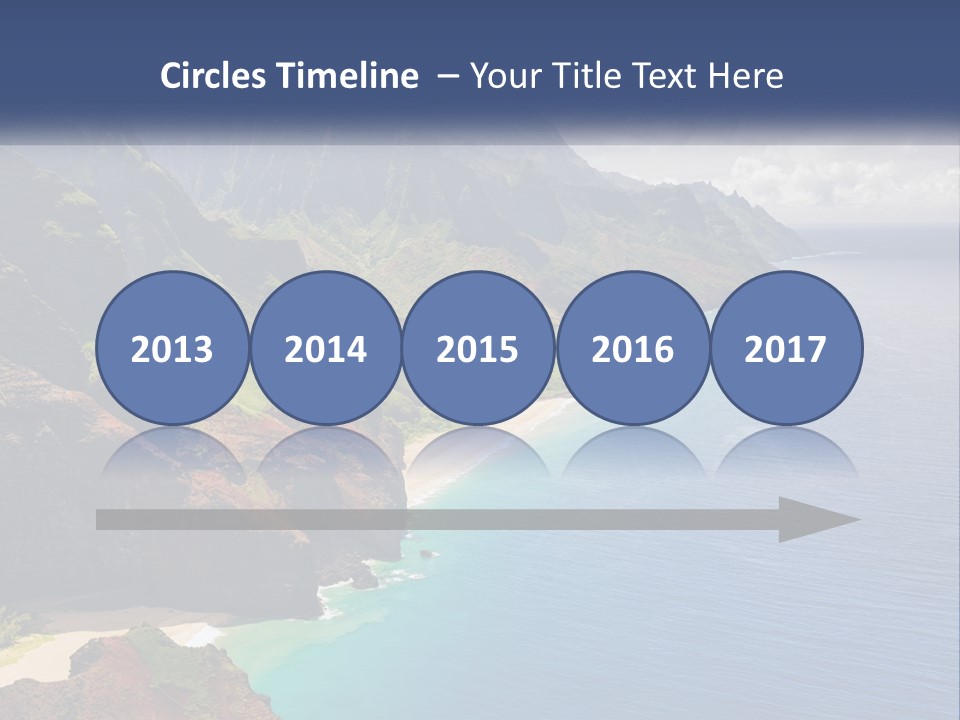 Mountains By The Sea PowerPoint Template