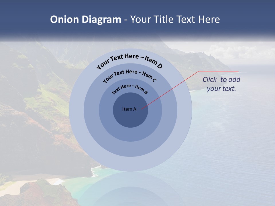 Mountains By The Sea PowerPoint Template