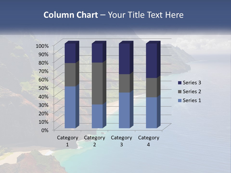 Mountains By The Sea PowerPoint Template