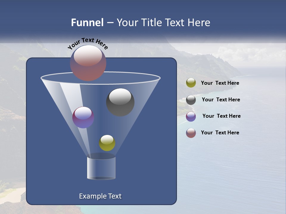 Mountains By The Sea PowerPoint Template