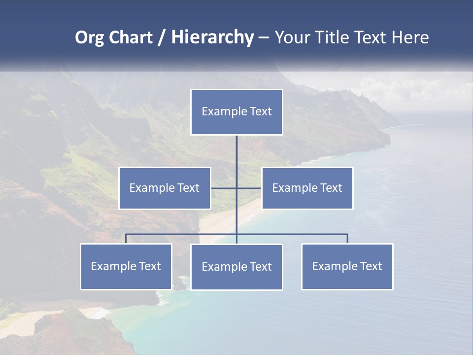 Mountains By The Sea PowerPoint Template