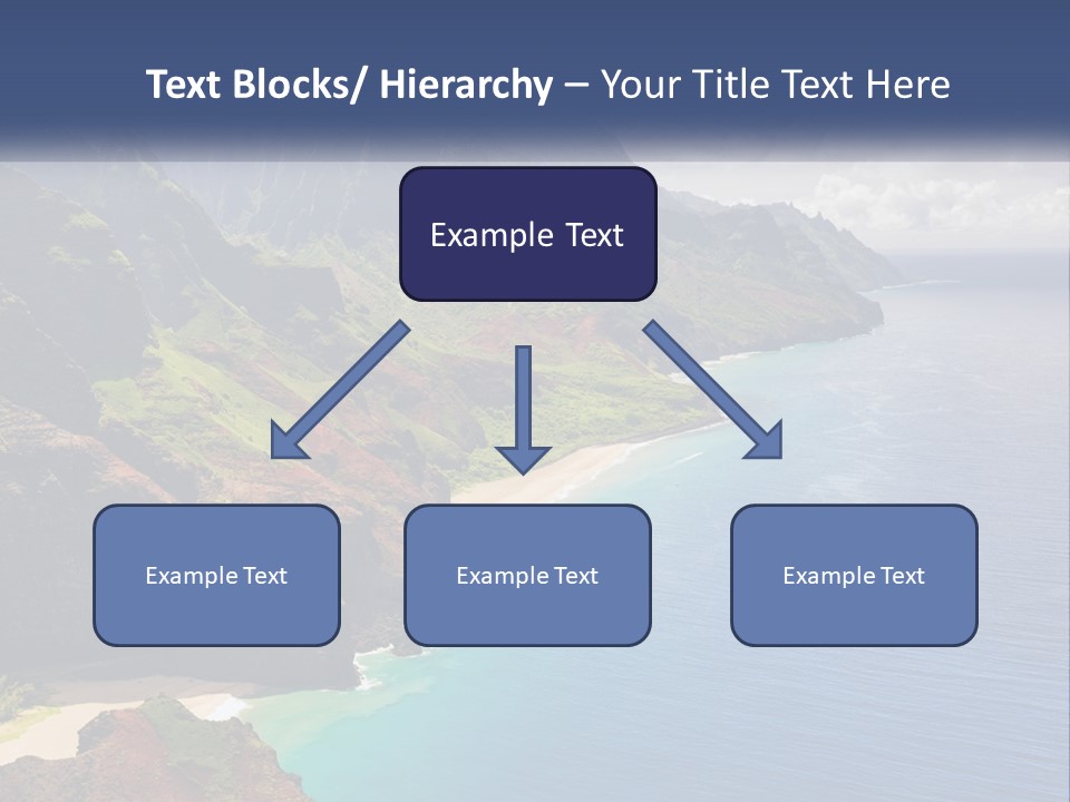 Mountains By The Sea PowerPoint Template