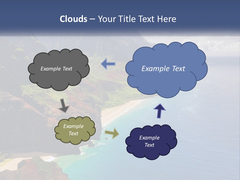 Mountains By The Sea PowerPoint Template
