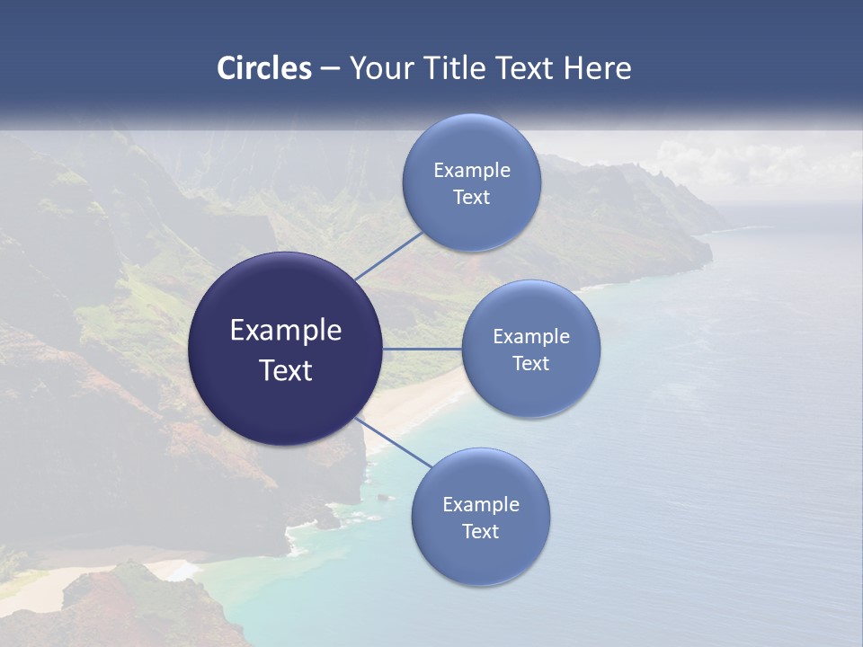 Mountains By The Sea PowerPoint Template