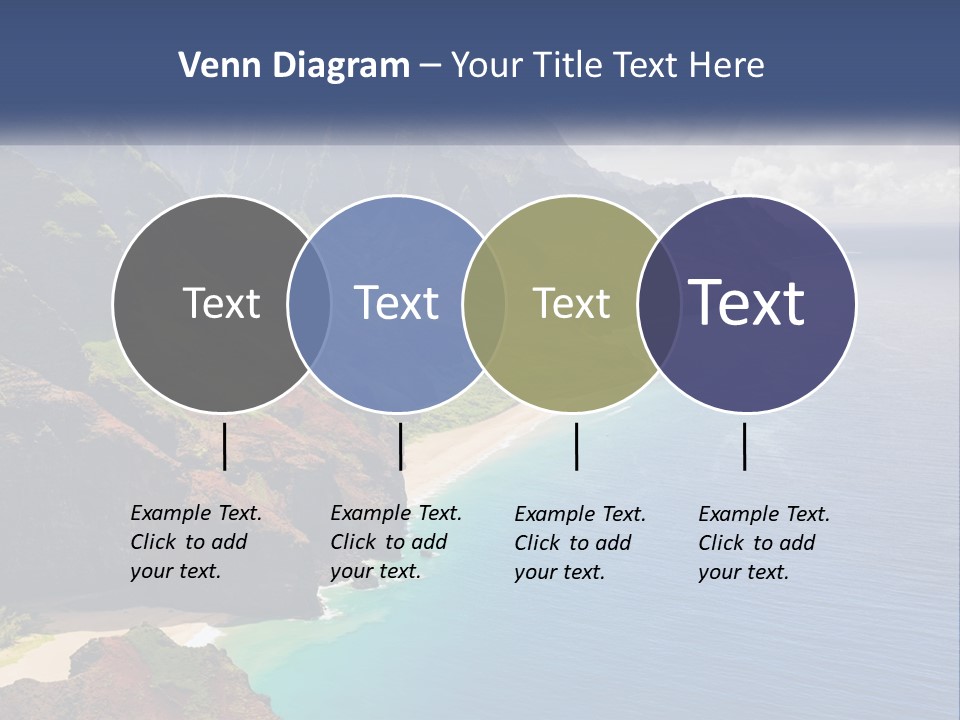 Mountains By The Sea PowerPoint Template