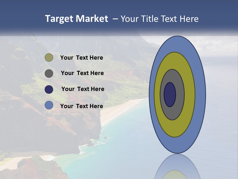 Mountains By The Sea PowerPoint Template