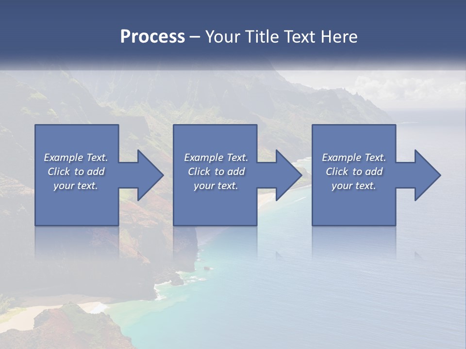 Mountains By The Sea PowerPoint Template