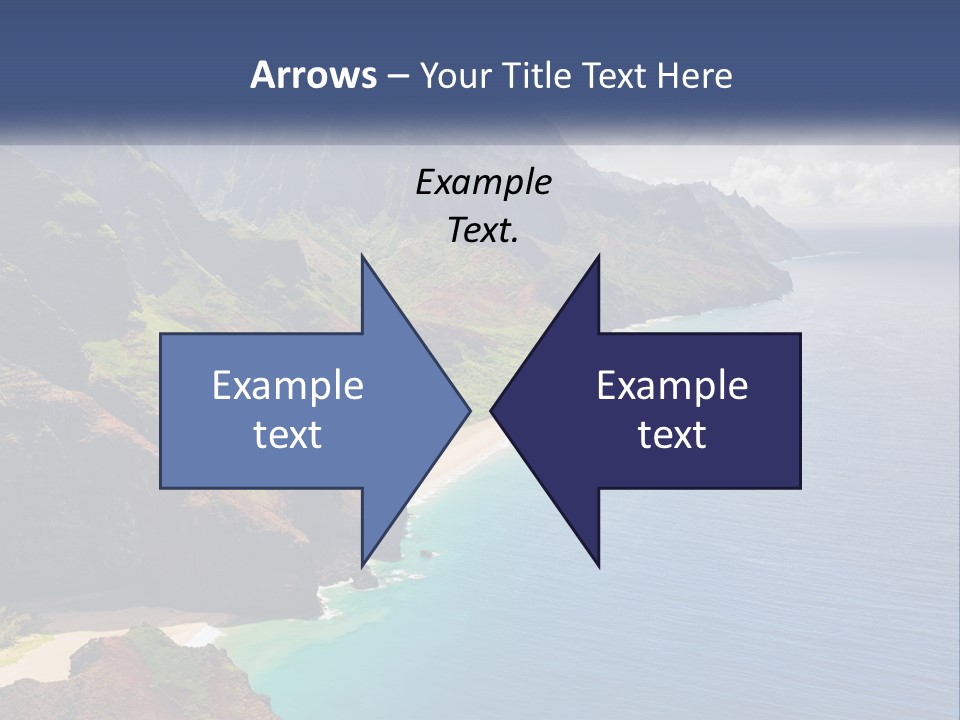 Mountains By The Sea PowerPoint Template