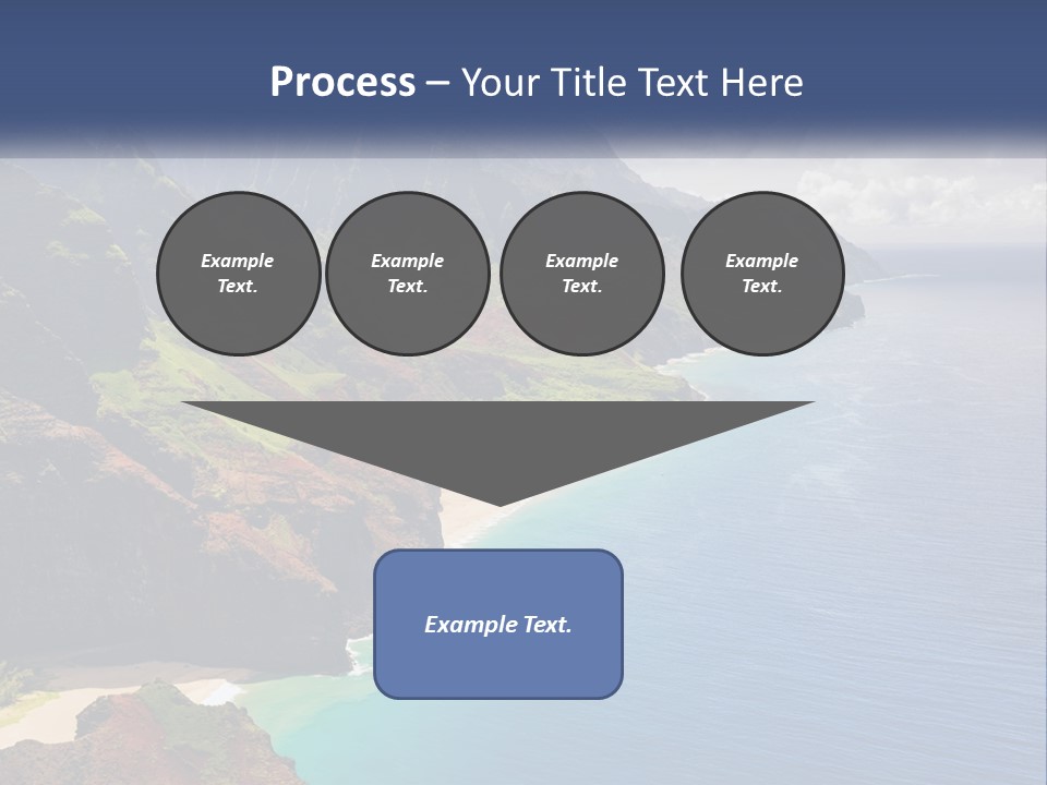 Mountains By The Sea PowerPoint Template