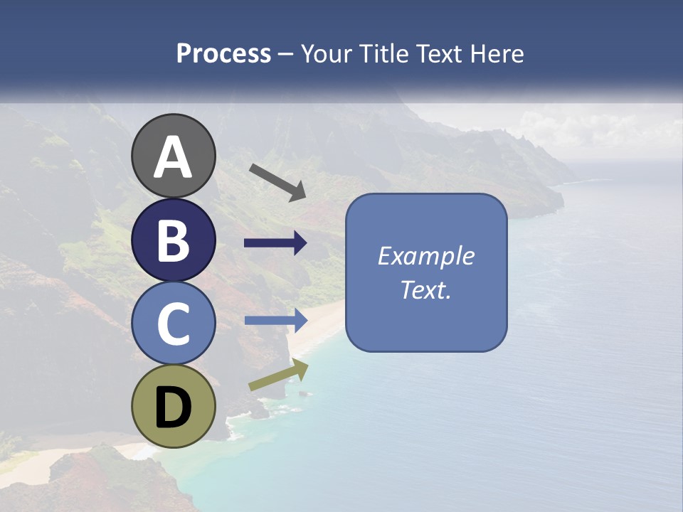 Mountains By The Sea PowerPoint Template